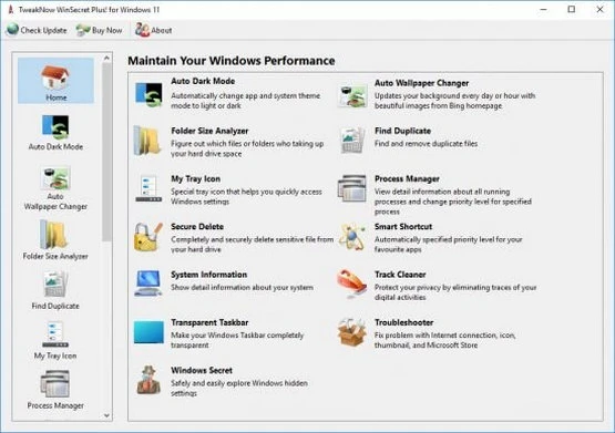 TweakNow WinSecret Plus 9.5.5 Free Download + Portable